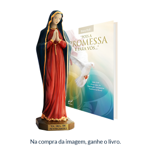 Imagem Nossa Senhora de Pentecostes - Gesso 30cm