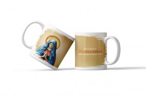 Caneca de porcelana de Nossa Senhora de Pentecostes 2025