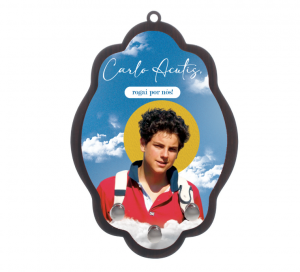 Porta Chaves de MDF Carlo Acutis