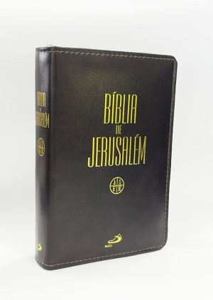 Biblia de Jerusalém Tamanho Médio com Zíper