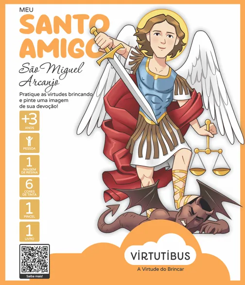 Brinquedo Meu Santo Amigo São Miguel Arcanjo