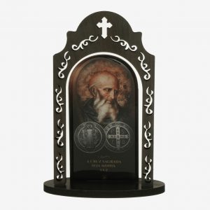 Capela de São Bento em MDF com Detalhes Vazados - 16cm