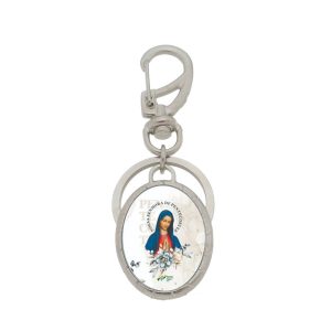 Chaveiro Nossa Senhora de Pentecostes Oval 2024